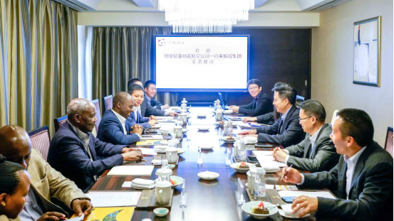 坦桑尼亚驻华参赞一行到J9直营集团集团互换座谈