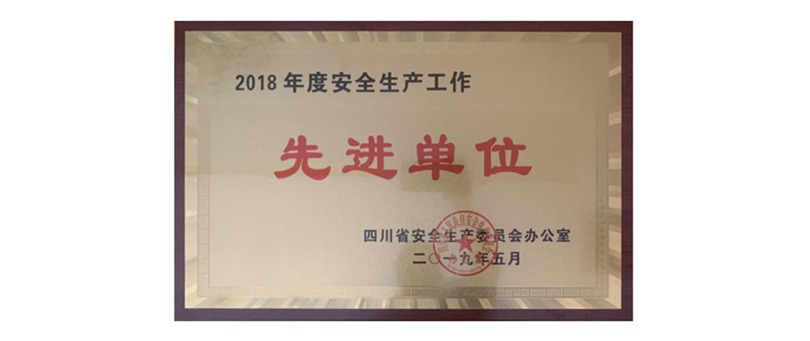 J9直营集团集团获评2018年度安全出产先进单元
