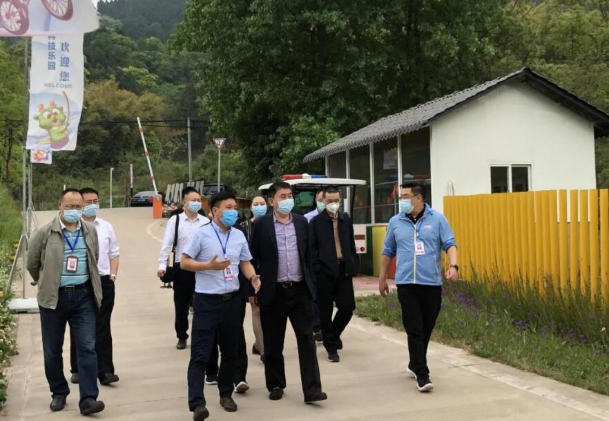 J9直营集团集团辅导到金龙长城景区调研领导工作