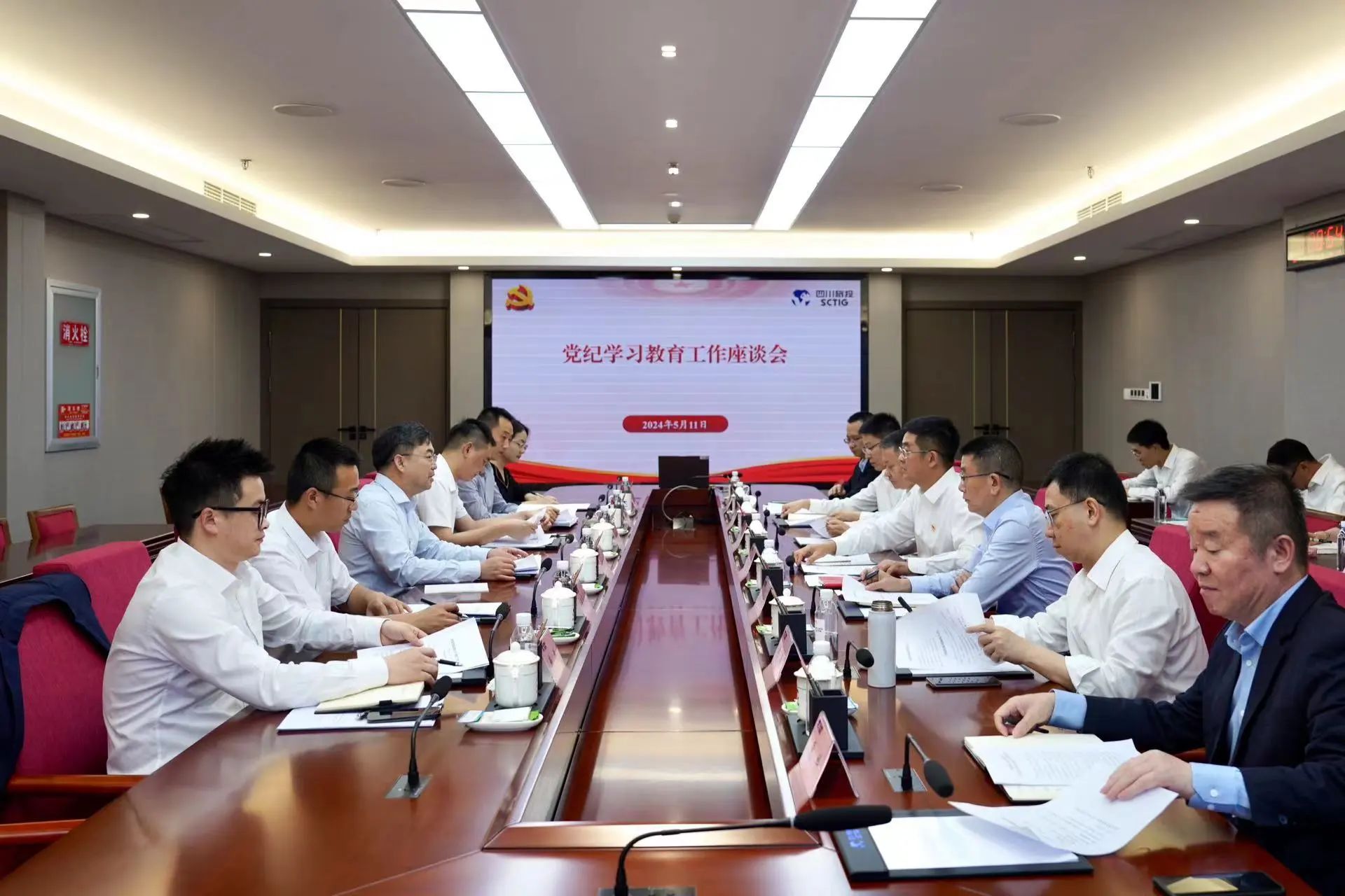 J9直营集团委党委委员、副主任王先权调研省J9直营集团集团党纪进建教育工作